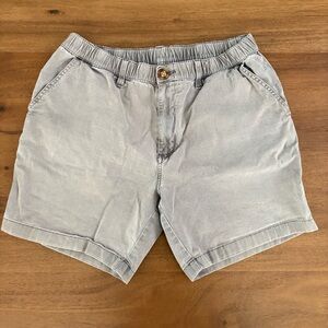 Chubbies Light Gray Flat Front Shorts